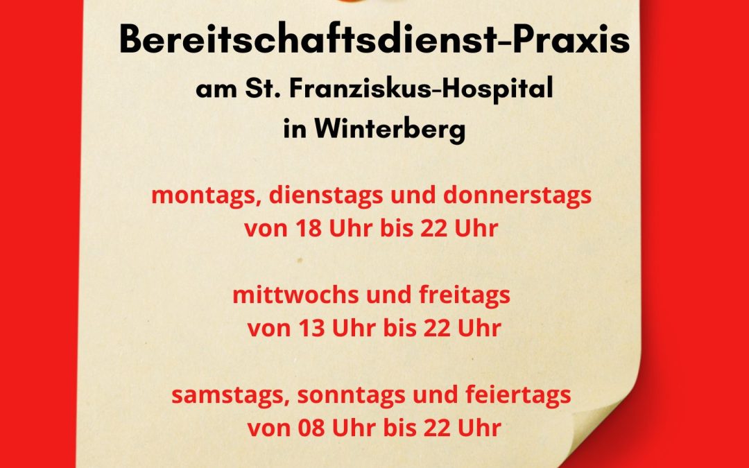 Die Notfallpraxis in Winterberg bietet erweiterte Öffnungszeiten